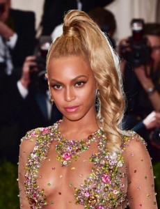 Beyonce Hairstyles - High Ponytail