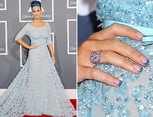 Katy Perry Nails - Colored Tips