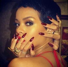 Rihanna Nails - Long