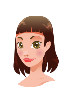 Image result for different bob haircuts illustration